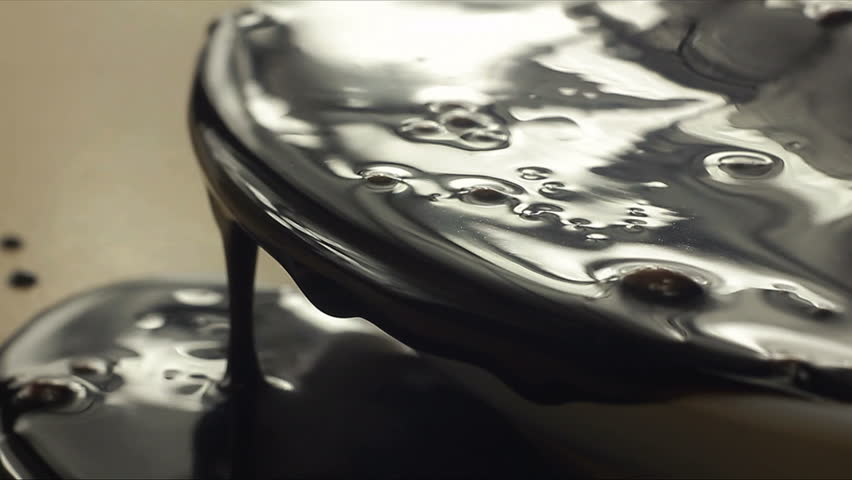 Molten dark chocolate