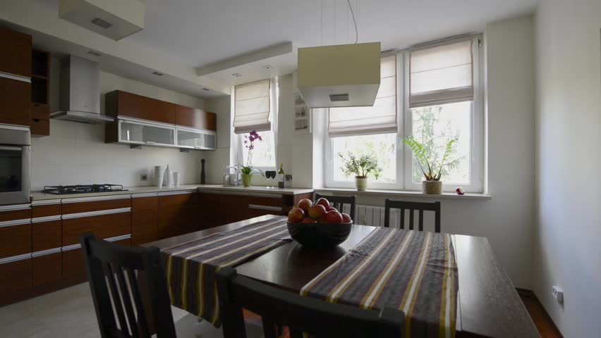 Modern kitchen interior design 