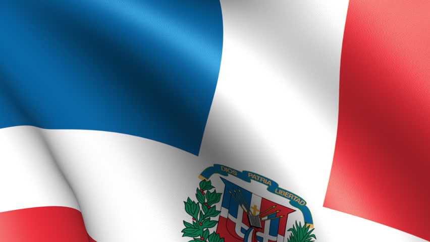 Dominican Republic Flag Waving
