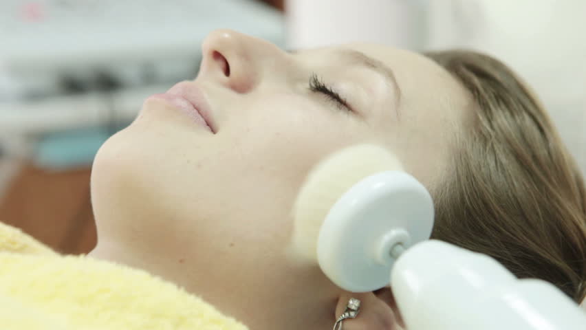 Cosmetology procedures by a brush