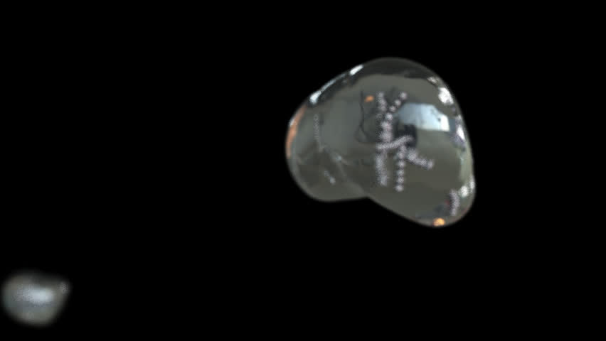 3d visual of Streptococcus pneumoniae water-borne virus entering a male model's pulmonary system via inhaled air