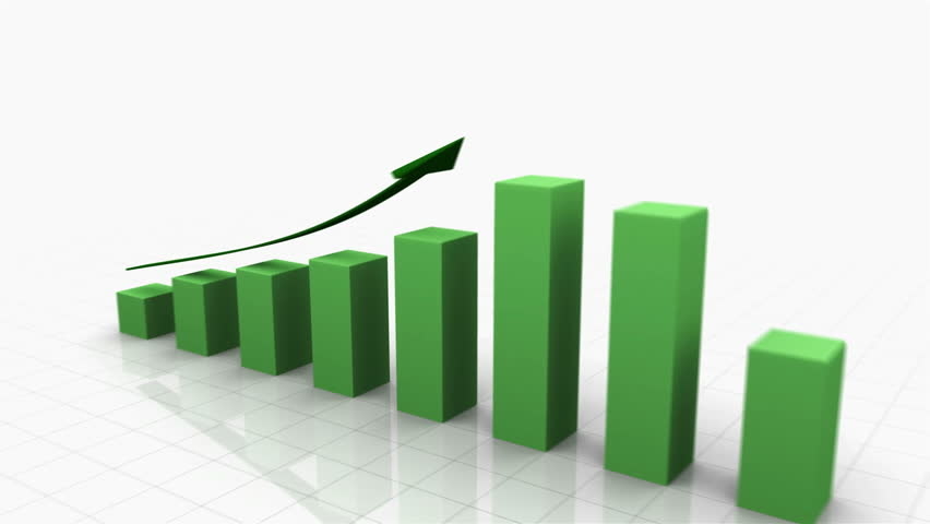 3D Growing Business Chart in Green with Climbing Arrow.
Different variations of this file as well as many other business related animations available in my Contributor Gallery.