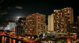 Cityscape Moonrise HDR Pan, DSLR Motion Control Time Lapse