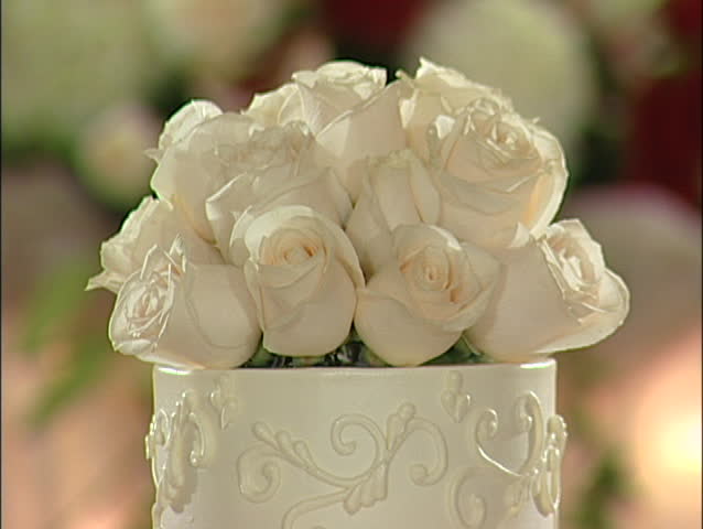 Wedding cake and head table