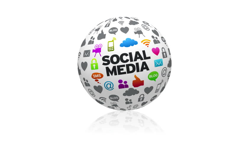 Rotating Social Media Sphere