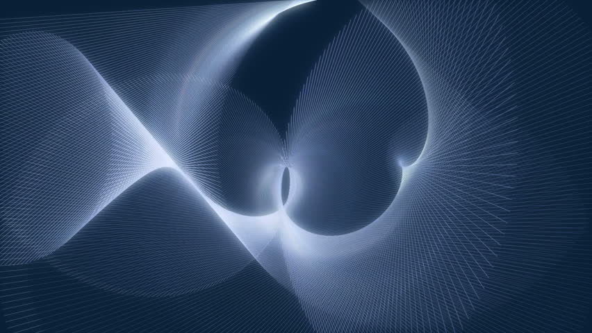 Sweeping Curves Abstract Background - Looping - HD - Twisting, sweeping curves create a beautiful pattern.