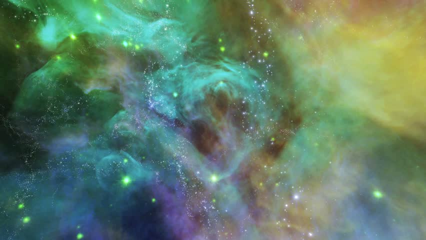 HD - Traveling through star fields in deep space (Loop).