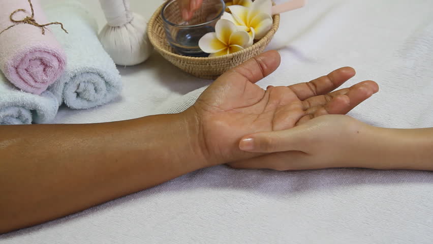 Aroma oil massage, Still life with massage oil in the spa