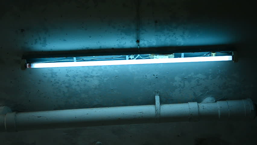 Decline and Flickering of Fluorescent Light