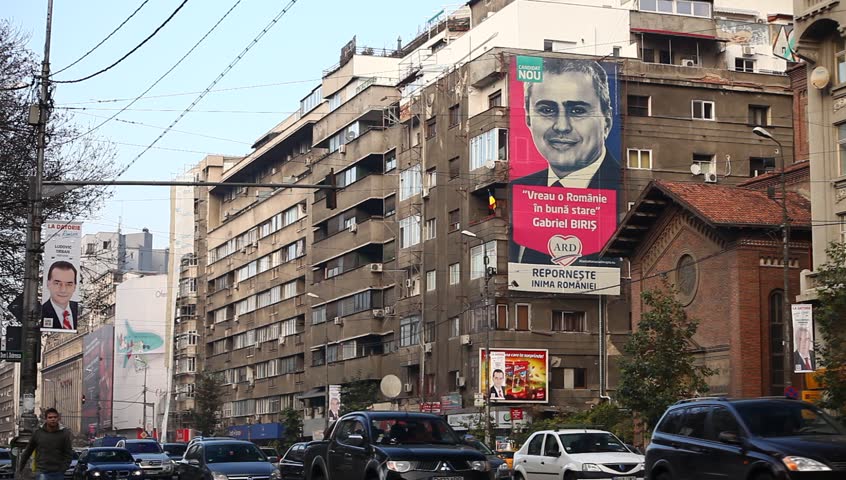 BUCHAREST, ROMANIA â NOVEMBER 9: Electoral campaign has started. Parliamentary elections are to be held on December, 9th, 2012. Competition is going to be tough. November 9, 2012, Bucharest, Romania
