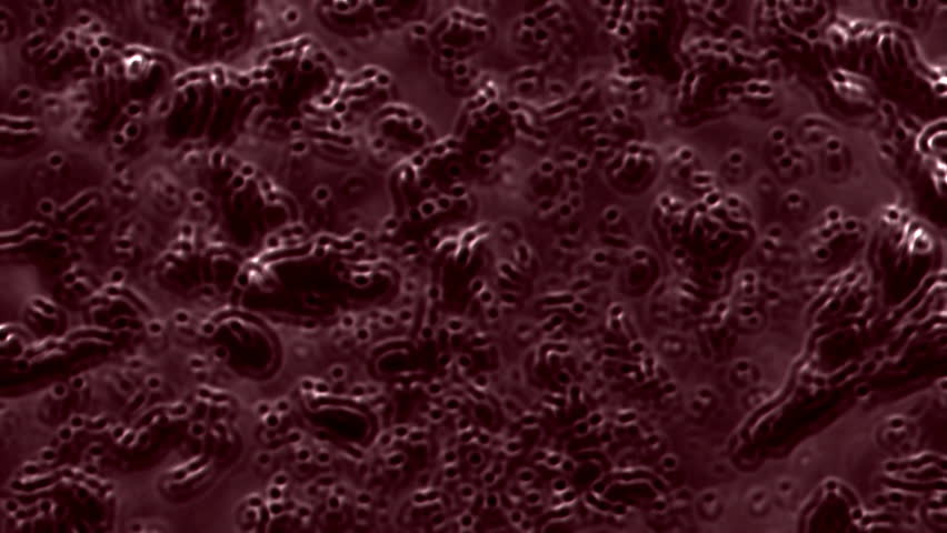Blue Extraordinary And Paranormal Micro Organic Materialâs Soft Deformations And Dissolutions Within Microscopic Abstract