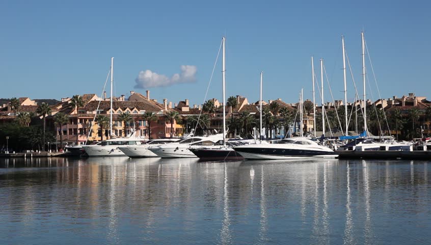 Marina in Sotogrande, Costa del Sol, Andalusia, Spain