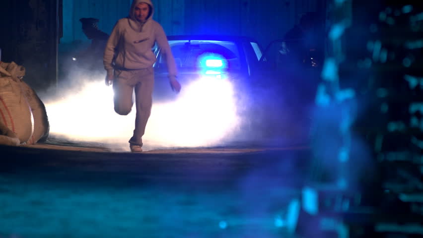 Police operation. Criminal pursuit