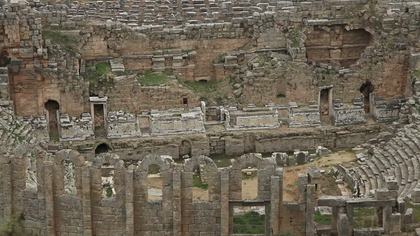Dating back to 1200 BC, Ancient Amphitheater city of Perge