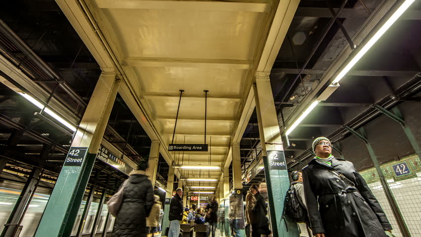 NEW YORK - CIRCA JULY 2012: 42nd street subway station circa July 2012 in New York, NY.