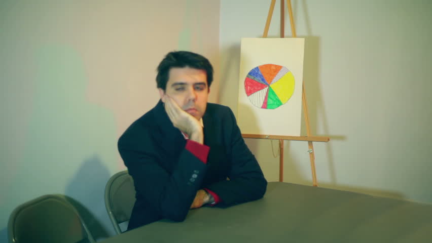 bored young business man