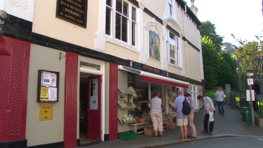 FOWEY, ENGLAND - CIRCA 2011: Parish church in the small Cornish coastal village of Fowey.