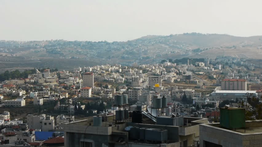 Panoramic view to Bethlehem, Palestine