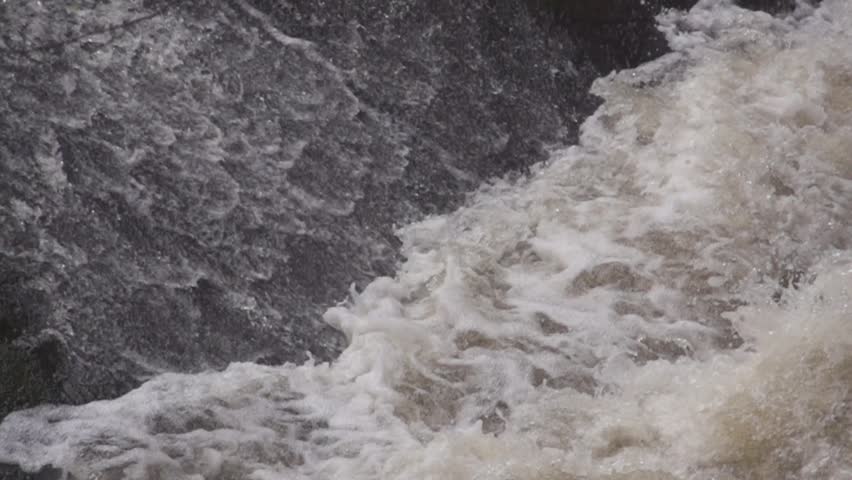 Scotland - canyon rapids - slow motion (1080p400 conformed to 1080p25)