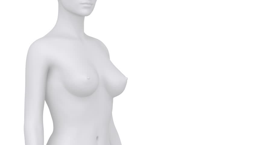 Silhouette of naked pregnant woman in timelapse