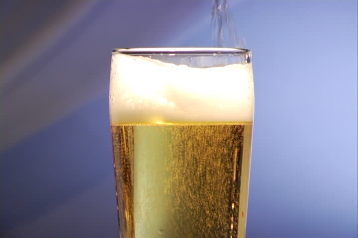 Pouring Beer - Close-Up