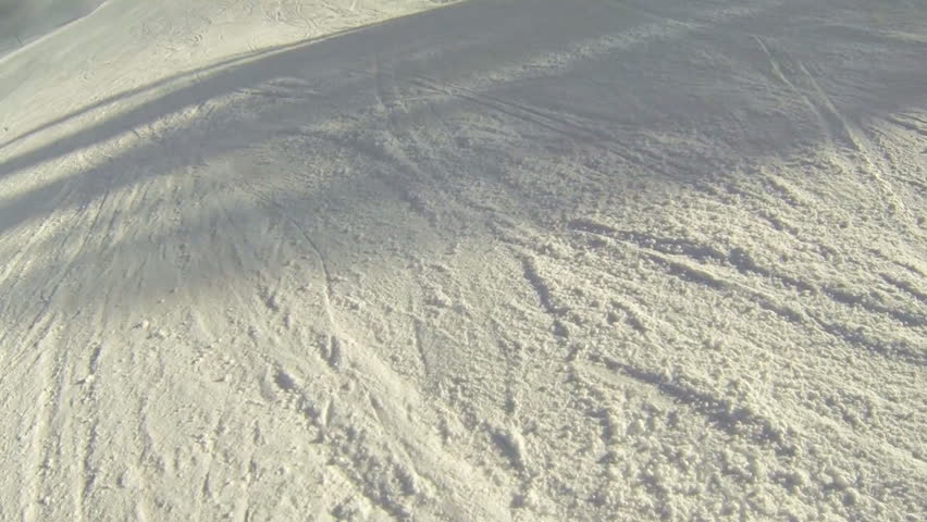 Snowboard crash pov 