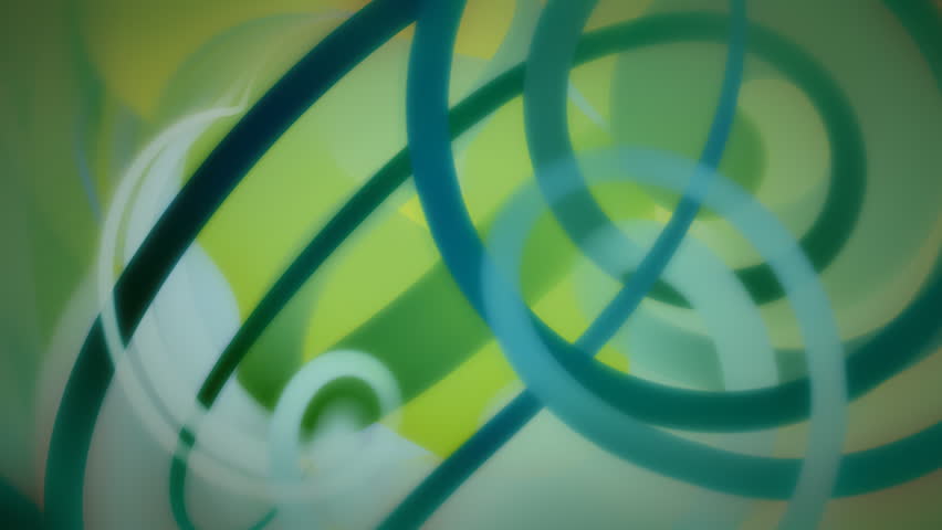 Shlingel - Spiral-like Pattern Video Background Loop /// A 'feeling good' loop showing thick green swirly lines in a fast evolving style.