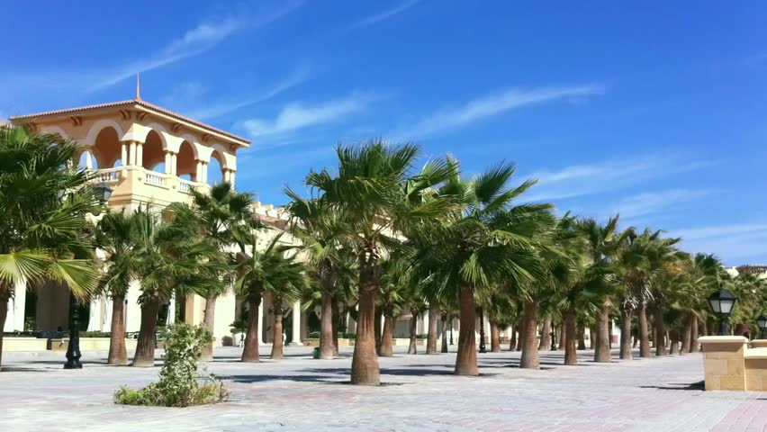 Summer egyptian buildings HD video