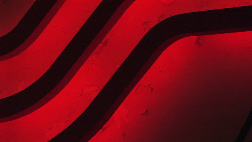 Back zoom from theater interior decorative neon red light
