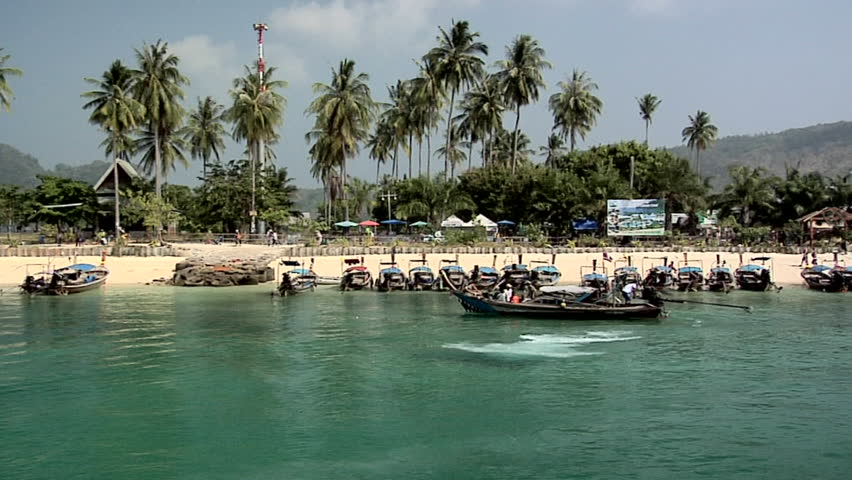 Long Tail Boats on Ao Loh Lam Beach