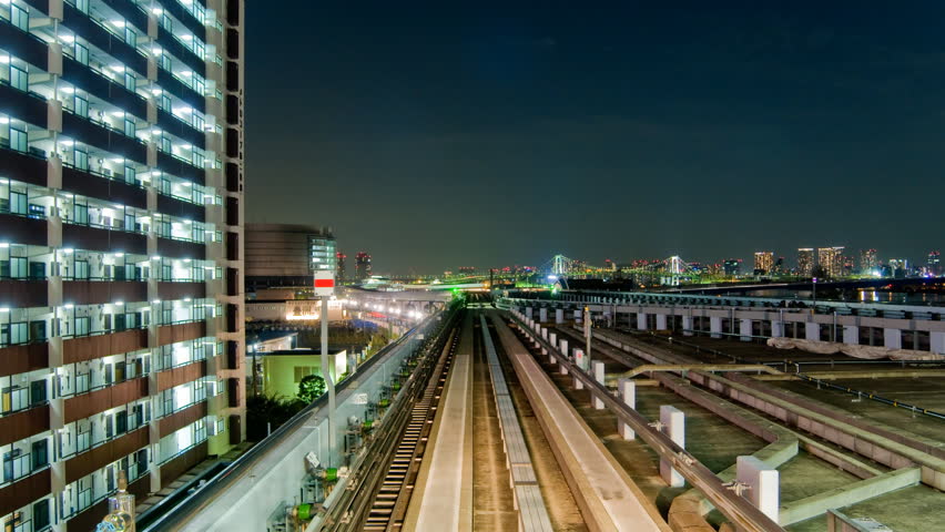 Tram Through Tokyo Timelapse