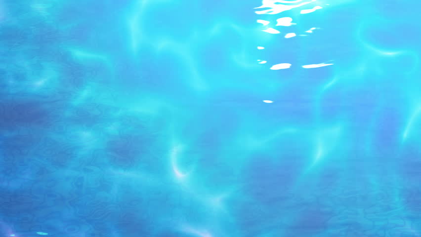 Water Surface with caustics. Beautiful Looped 3D Animation.