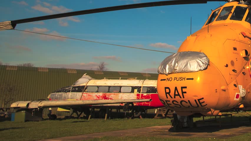 RAF Rescue Helicopter Standing Time Lapse