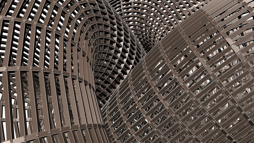 Continuously Breathing Construction Structure Snake Knot 01
