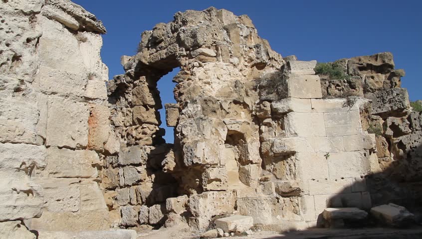 Ruins in Salamis, North Cyprus