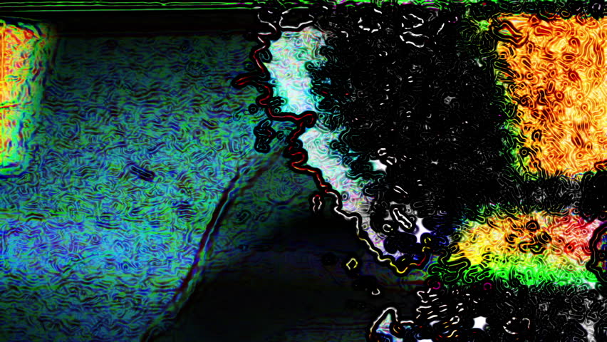 HD - Motion 719: Abstract film leader forms flicker and pulse (Loop).