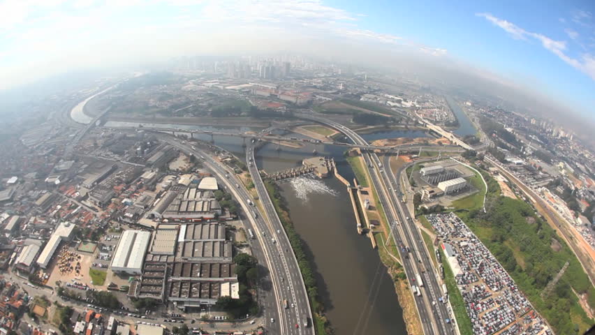Aerial view of Sao Paulo 