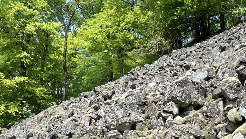 Basalt stockpile
