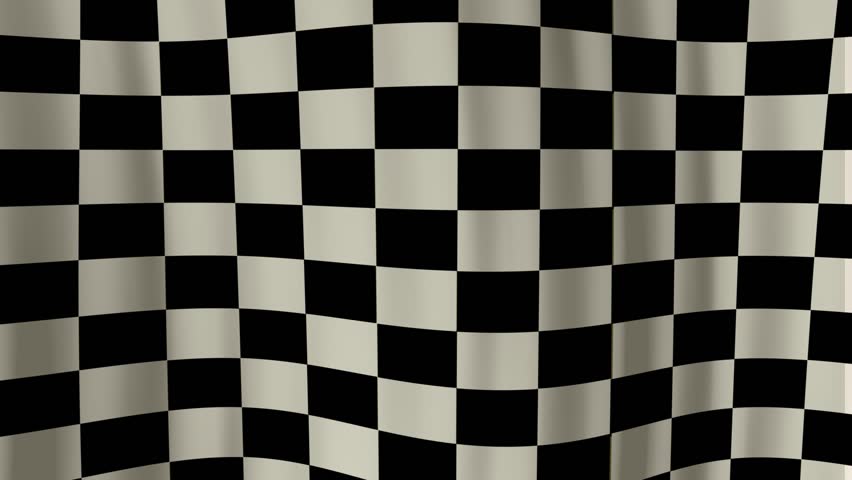 Looping checkered flag animation HD