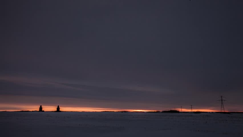 Sunset on the Prairies
