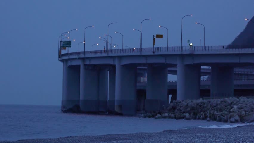 Sea and road