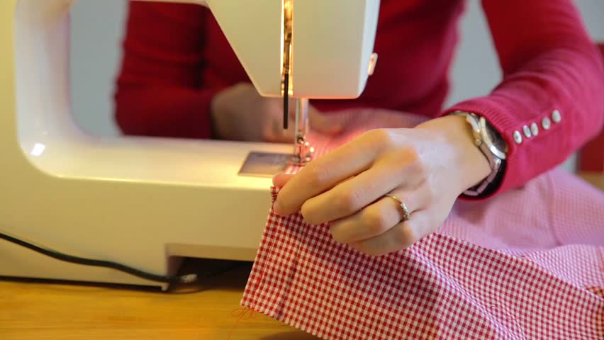 sewing machine close up