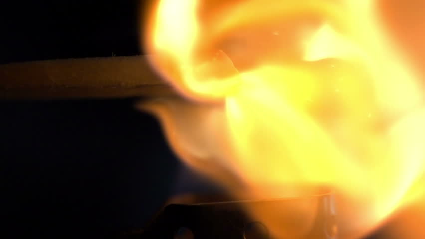 a match being struck shot in super slow motion with the sony FS700 high speed camera
