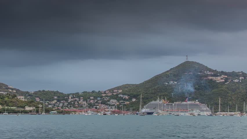 Harbor in St Thomas, USVI