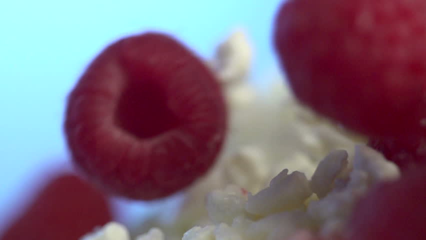 raspberries and cheese curds