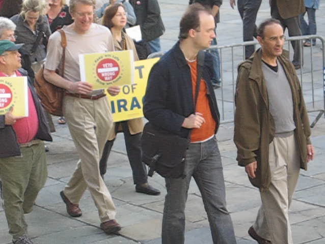 anti bush-veto rally in brooklyn concerning iraq war april 2007