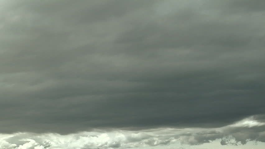 Frontal Inversion. Surface Stratocumulus marking the surface of a shallow cold front oscillate from gravity waves