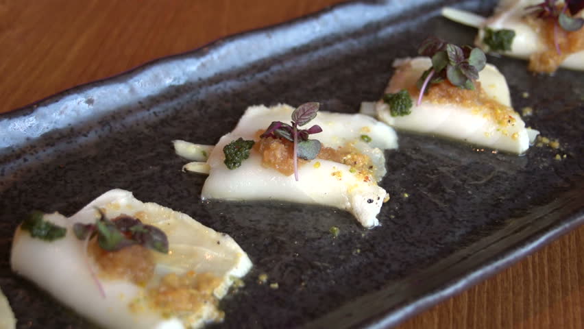 Variety of shots of seafood