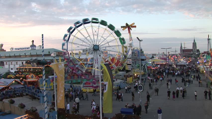HD1080i Oktoberfest in Munich Germany. Footage from 1 Oct 2009