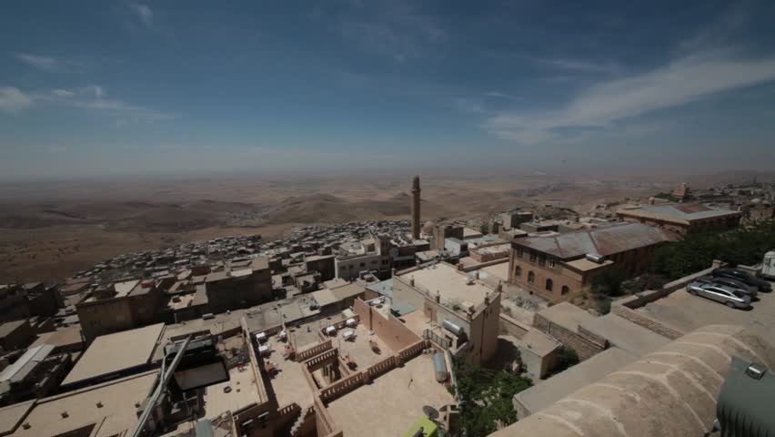 Landscape of Mardin City in Turkey